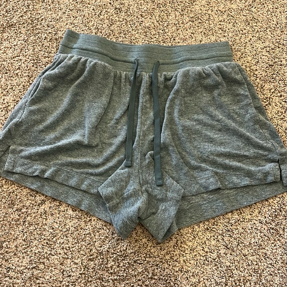 Baggy teal shorts